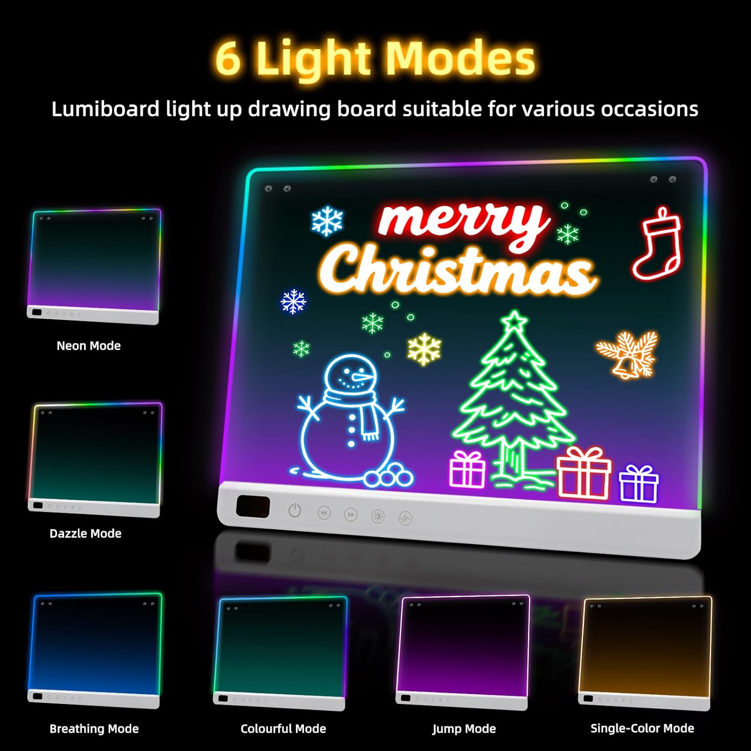Lumiboard Rechargeable LED Drawing Board 16 inch - view 3